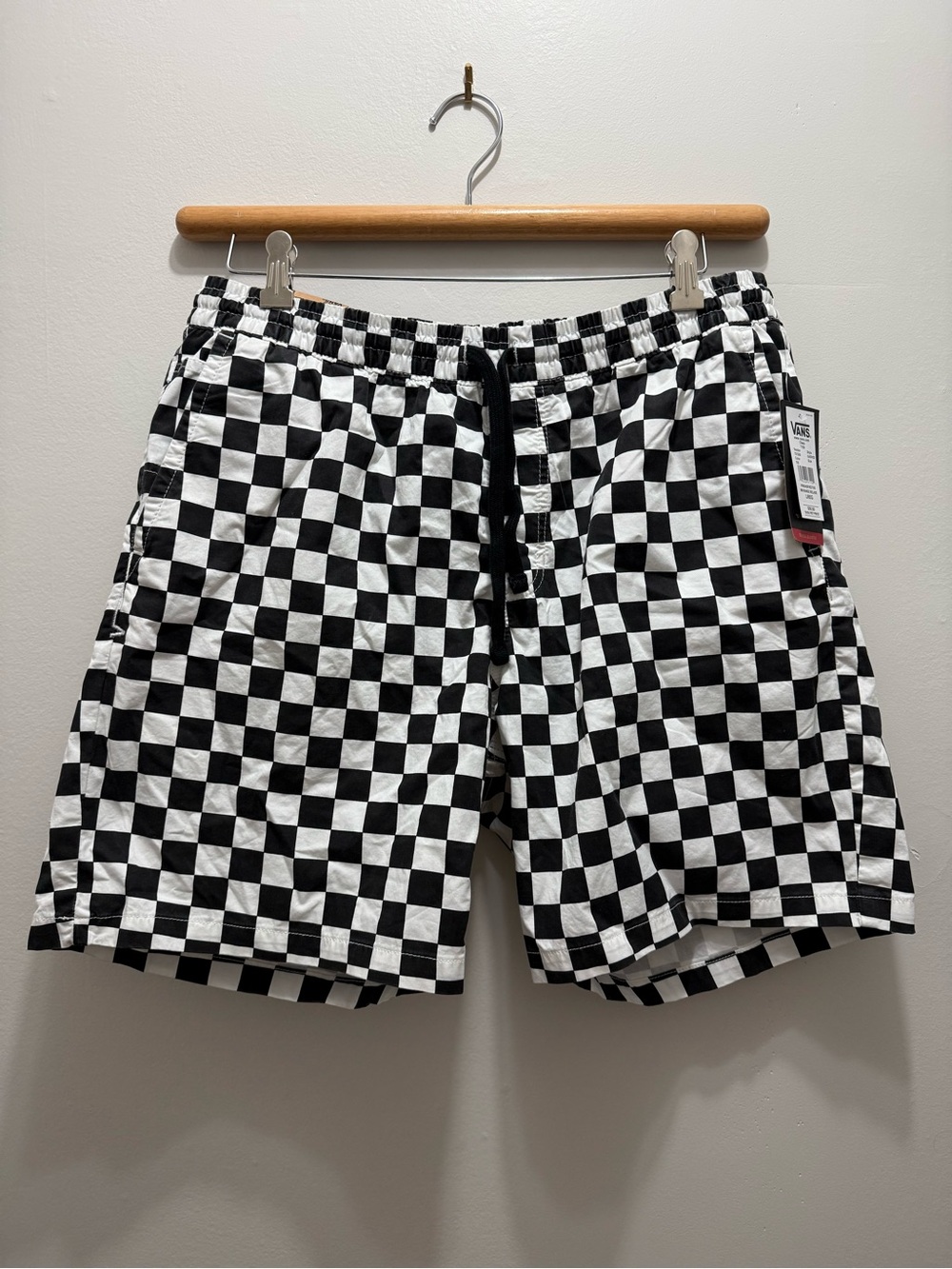Vans Range Relaxed Elastic Shorts Checkered Large - Picture 2 of 7